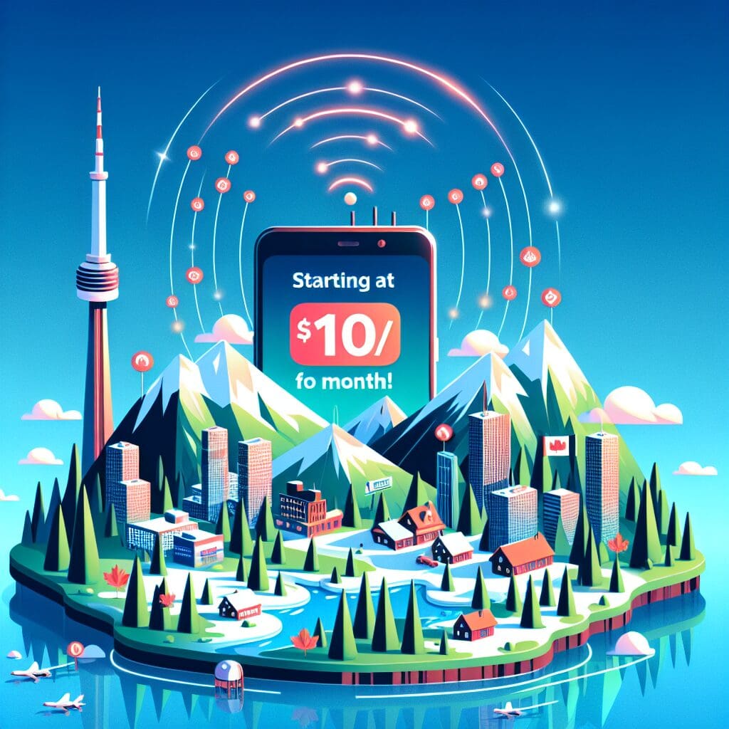 Featured image for Affordable Cell Phone Plans in Canada: Starting at $10/month for Great Coverage!