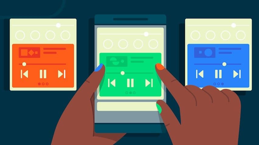 Featured image for Android prioritizes media controls over notifications for Cast media player