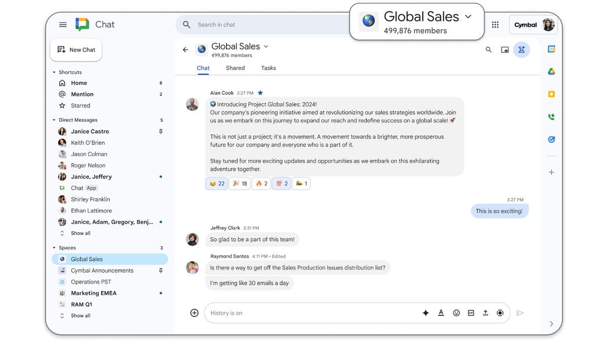Featured image for Boost Your Productivity with Google Chat and Sheets: Discover the Latest Enhancements!