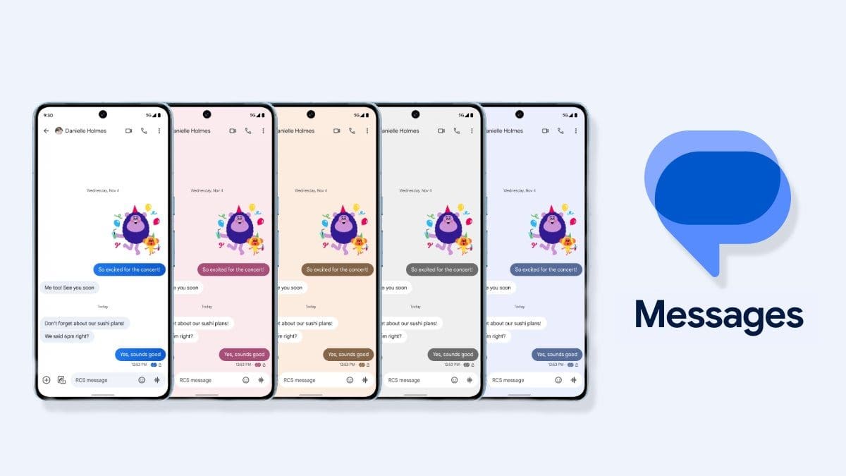 Featured image for Enhance Your Texting Experience: Google Messages Introduces Expanded Custom Color Themes for RCS Conversations