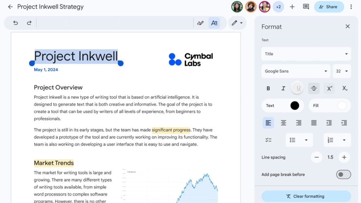 Featured image for Enhanced Formatting Sidebar for Google Docs, Slides, and Sheets Now Available on Android Tablets in Canada