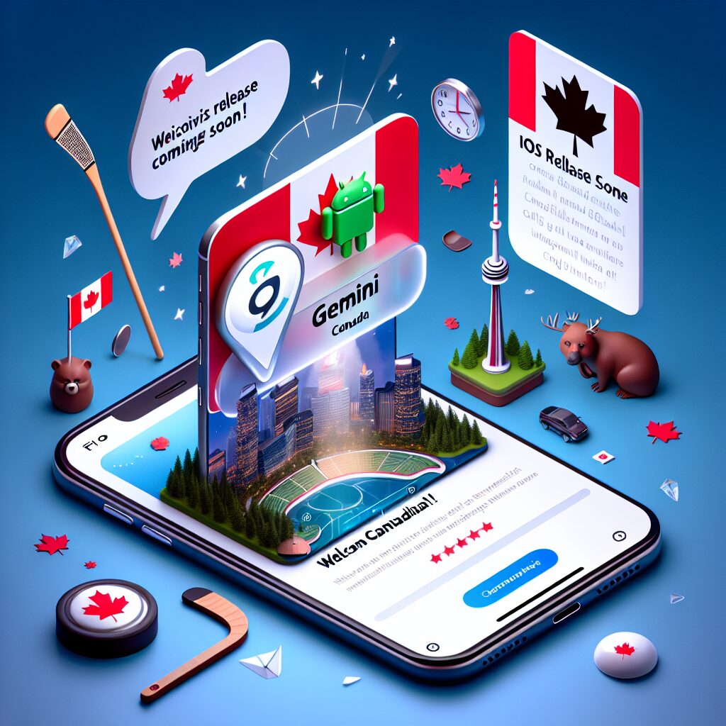 Featured image for Exciting News: Gemini Android App Now Available in Canada, iOS Release Coming Soon! – Phones Canada