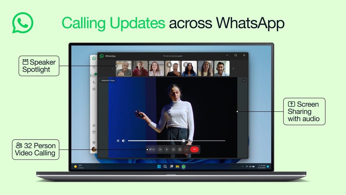 Featured image for Exciting Update: WhatsApp Introduces Screen Sharing and Expands Video Call Capacity for Enhanced Communication Experience in Canada