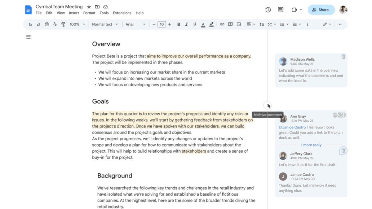 Featured image for Exciting Updates: Google Revamps Comments in Docs, Sheets, and Slides for Better Collaboration