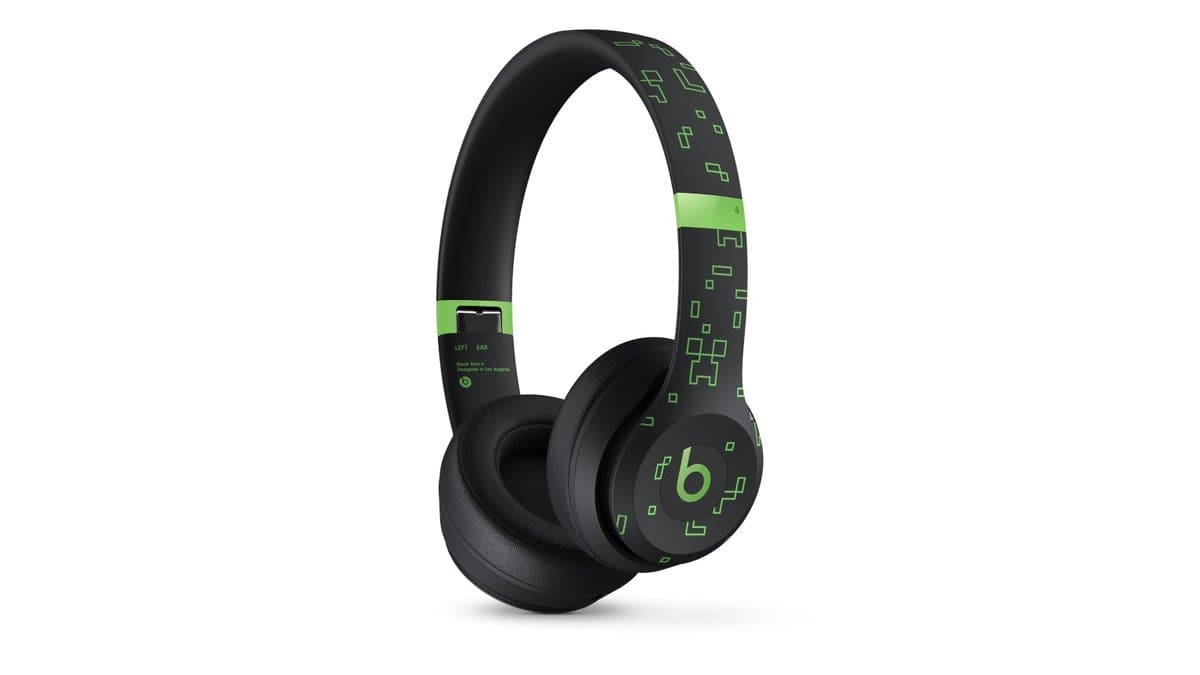 Featured image for Exclusive Collaboration: Apple and Microsoft Join Forces for Beats Solo 4 Minecraft Special Edition Headphones