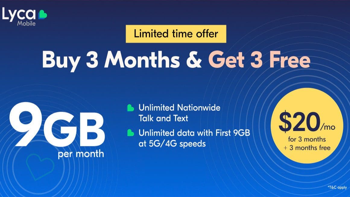 Featured image for Exclusive Deal: Save 50% on Lyca Mobile – Enjoy 6 Months of Mobile Service for the Price of 3!