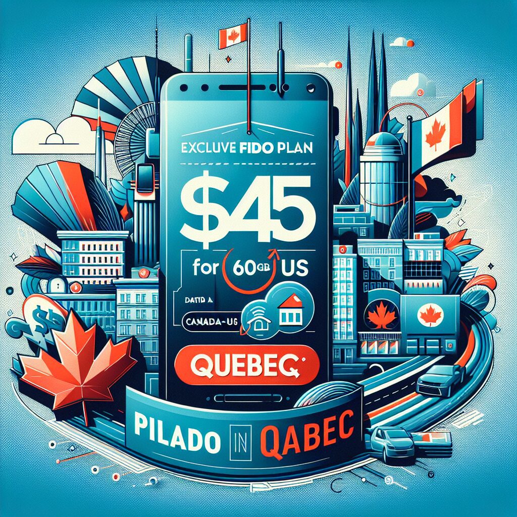 Featured image for Exclusive Fido Plan: $45 for 60GB Canada-US Data in Quebec | Phones Canada Updates