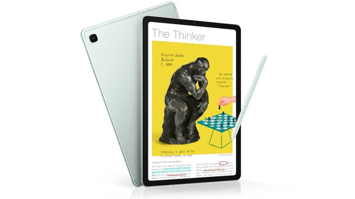 Featured image for Exclusive First Look: Samsung Galaxy Tab S6 Lite (2024) Revealed in Stunning Mint Color!