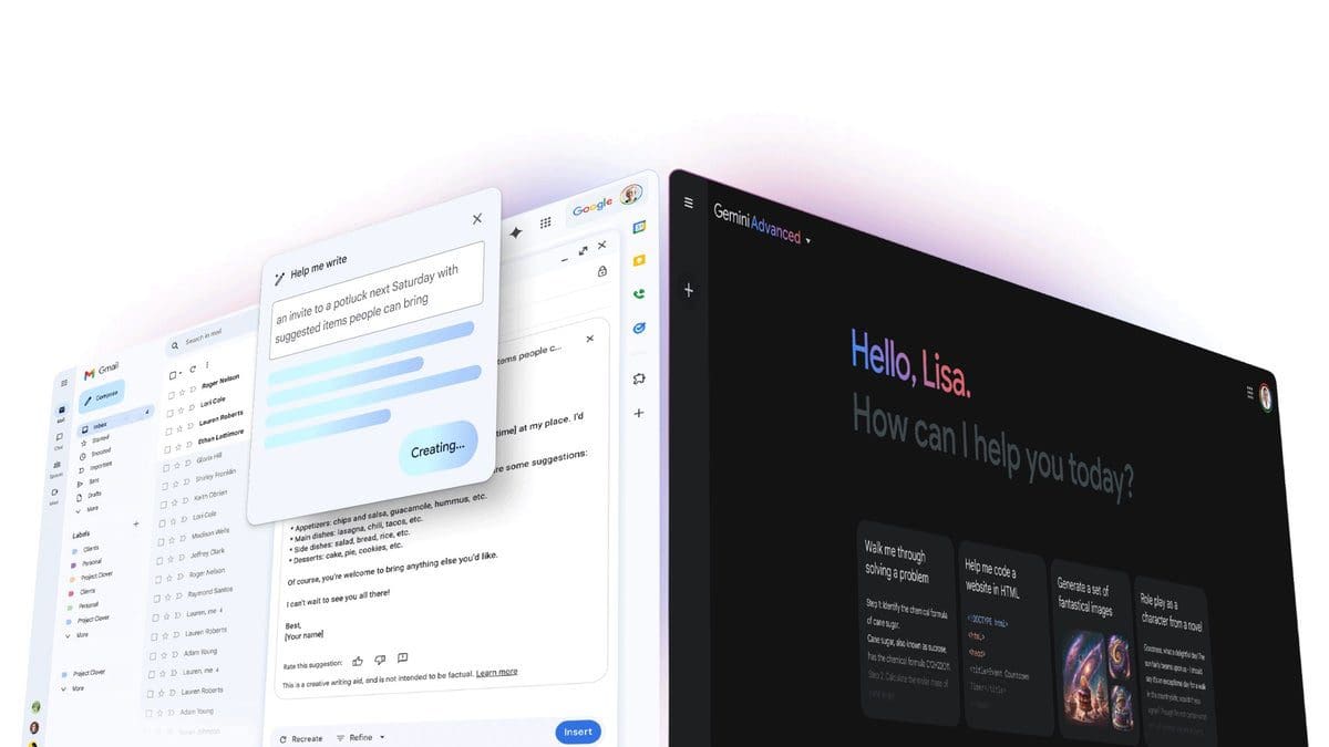 Featured image for Experience Gemini in Gmail and Workspace apps with Google One AI Premium plan: The Ultimate Telecommunications Upgrade