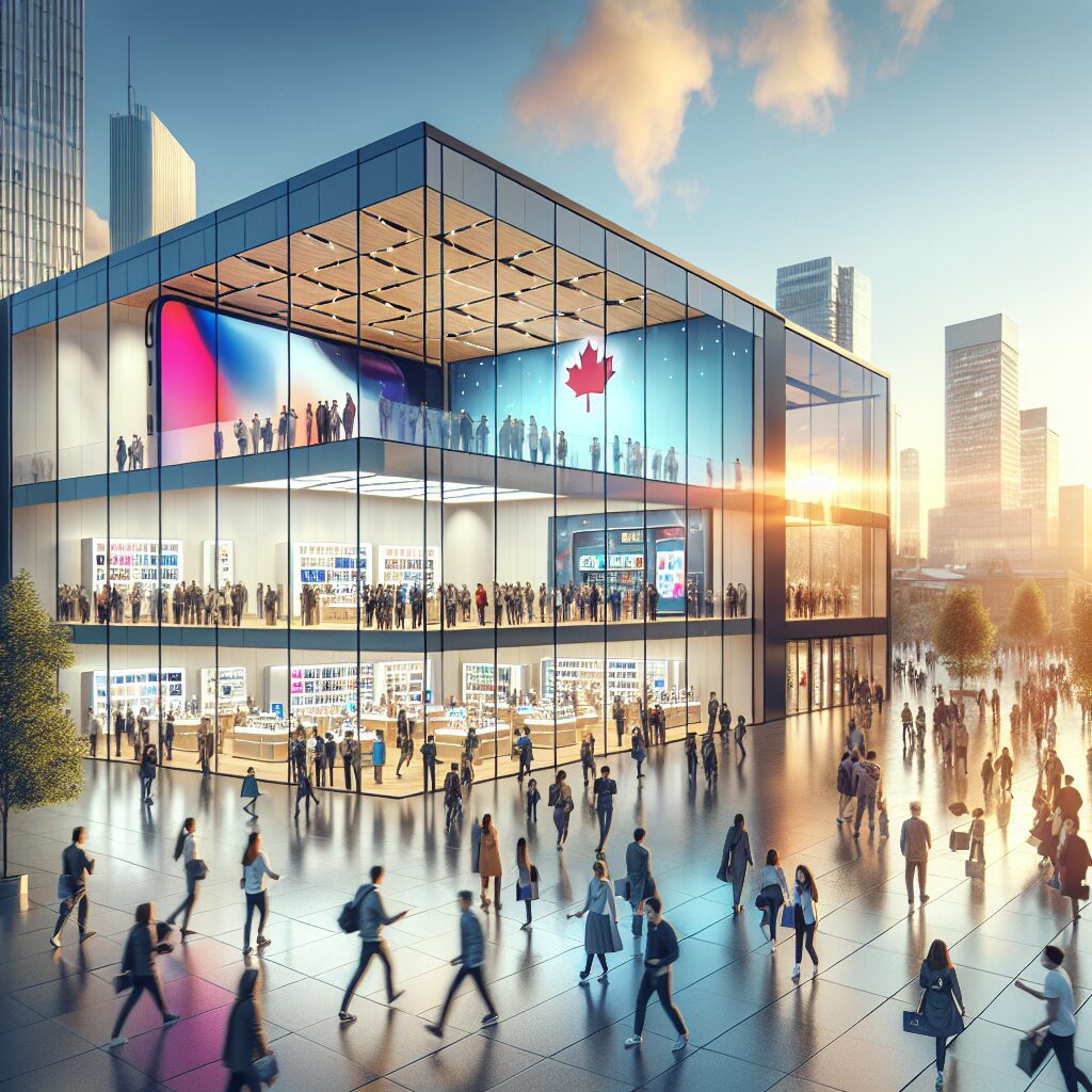 Featured image for Experience the Stunning New Apple Store at Square One in Mississauga • Phones Canada Blog