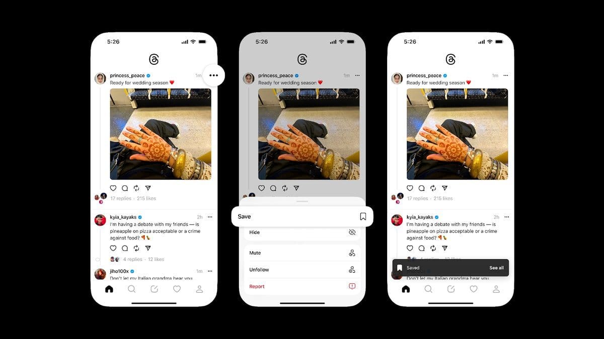 Featured image for Explore Threads’ New Bookmarking Feature, Similar to Instagram’s – A Must-Try for Telecommunications Enthusiasts!