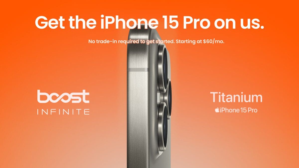 Featured image for Get a complimentary iPhone 15 Pro with the Boost Infinite unlimited plan
