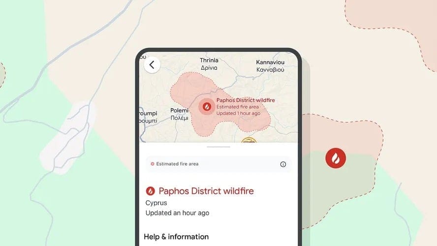 Featured image for Google Maps and Search Now Track Wildfires in 15 Countries – Stay Informed!