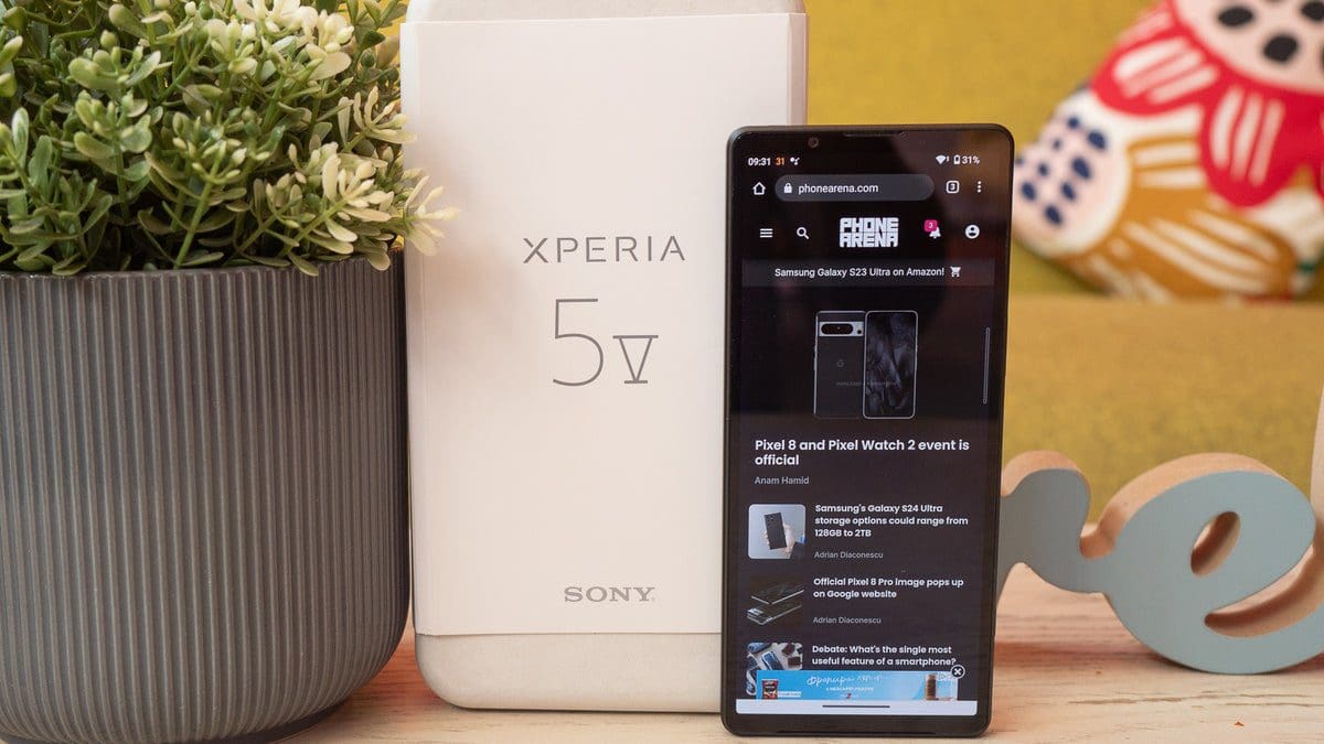 Featured image for In 2024, Sony Xperia 5 V will be the first phone to receive Android 14 update.