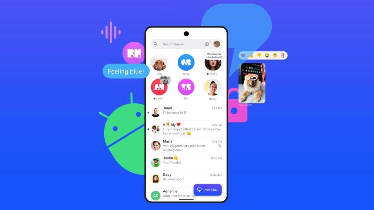Featured image for Introducing Beeper Mini: The New Android App that Brings iMessage Blue Bubbles to Your Phone Number