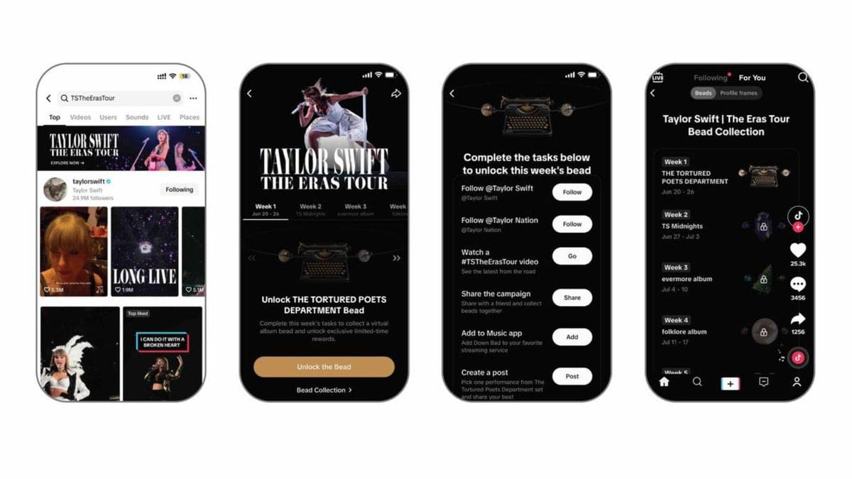 Featured image for Join the Fun: TikTok Invites Swifties to Collect Digital Beads for Friendship Bracelet