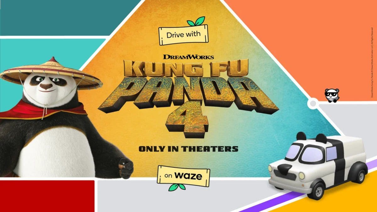 Featured image for Kung Fu Panda Zooms into Waze’s Navigation Arsenal: A Fun Addition for Your Drive!