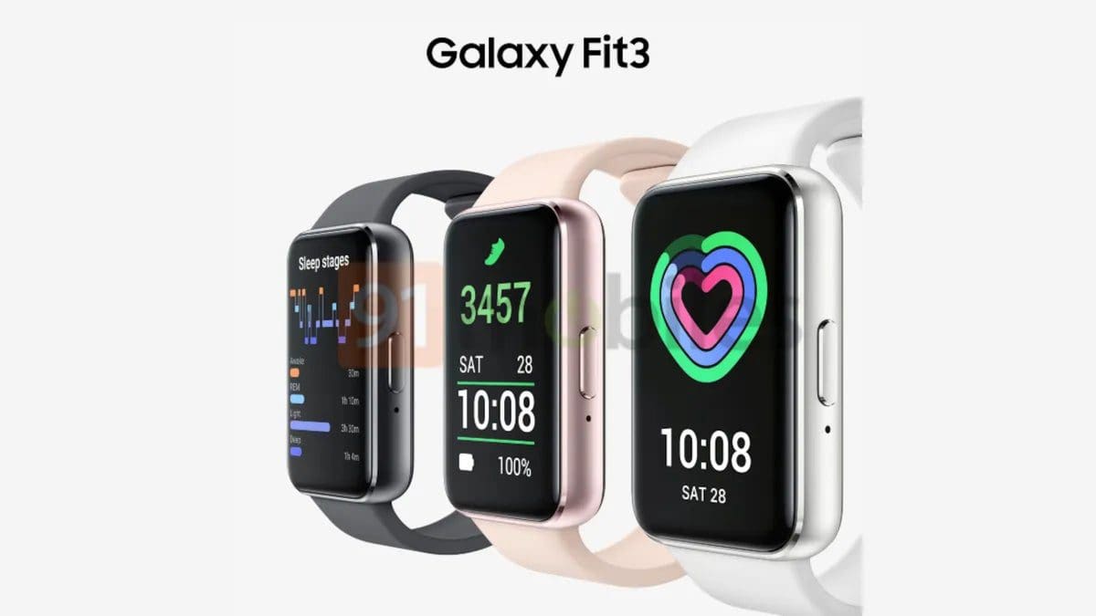 Featured image for Leaked pictures reveal new color options for Samsung Galaxy Fit 3