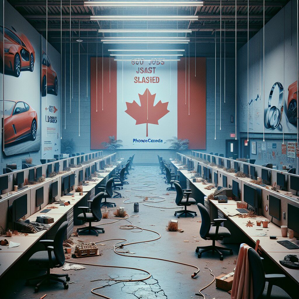 Featured image for Mass Layoffs: 600+ Jobs Slashed Due to Cancellation of Car and Watch Display Projects – Phones Canada News
