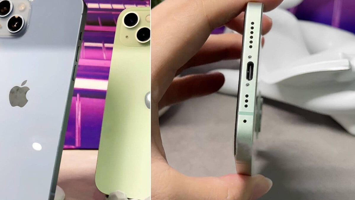 Featured image for New dummy leak reveals sleek pale green shade for iPhone 15