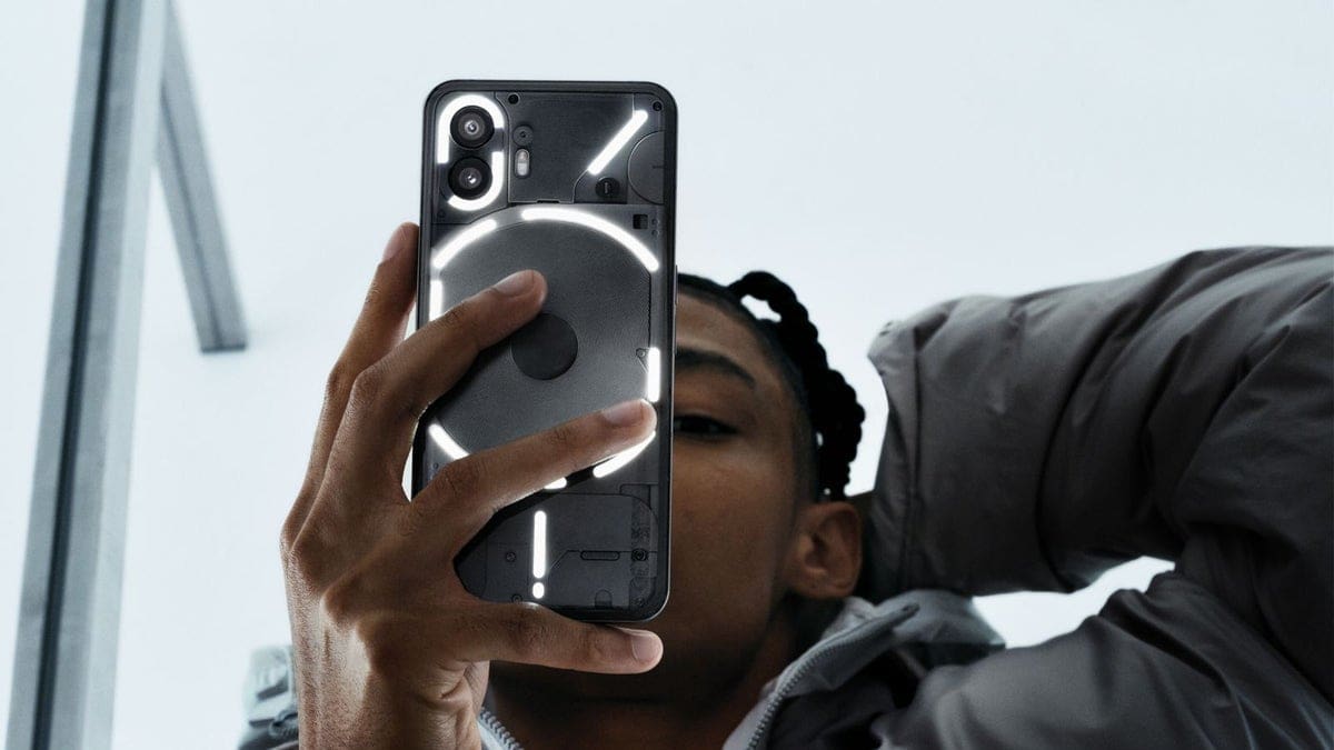 Featured image for New glyph interface and camera placement on upcoming mid-range Nothing Phone (2a) revealed in image