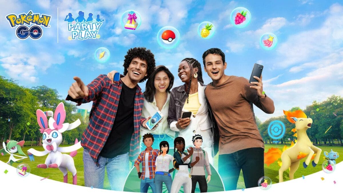 Featured image for New Pokemon GO update allows players to team up and party together