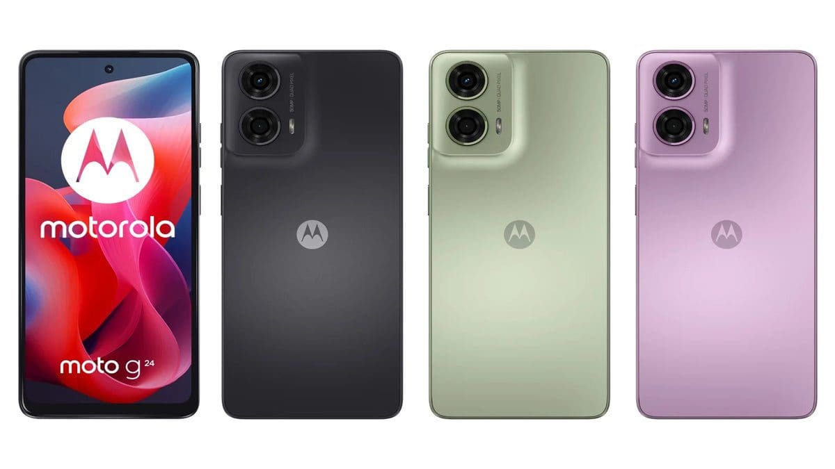 Featured image for Newly leaked high-resolution renders of Moto G24 reveal specs and price
