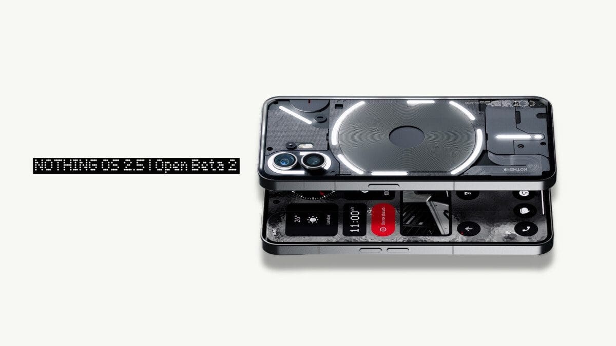 Featured image for Phone (2) can now access Nothing OS 2.5 Open Beta 2 featuring Android 14