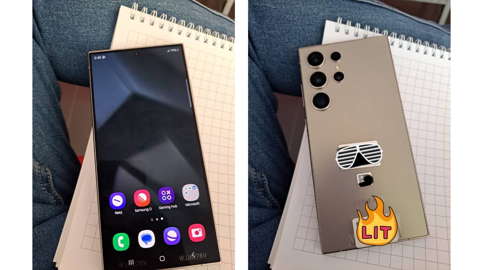 Galaxy S24 Ultra spotted in the wild - Leaked real-world Galaxy S24 Ultra photos will remind you of iPhone 15 Pro Max