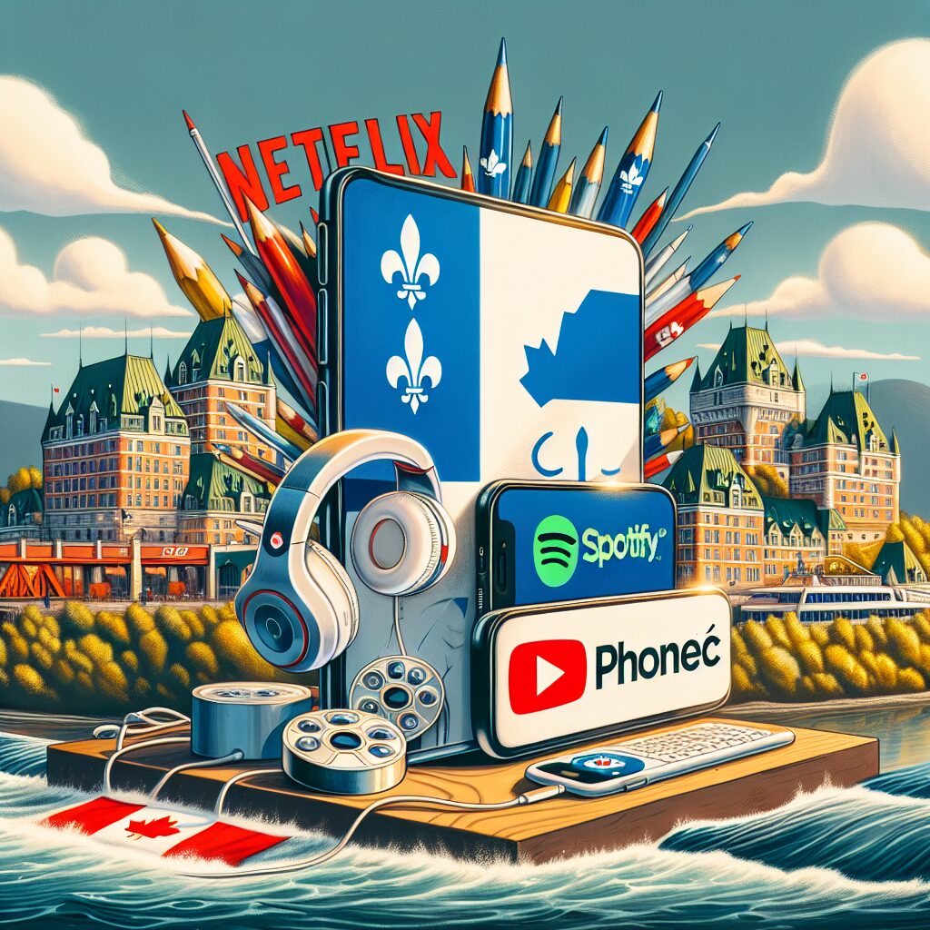 Featured image for Quebec Pushes for More French Content on Netflix and Spotify: Impact on Telecommunications • Phones Canada Blog