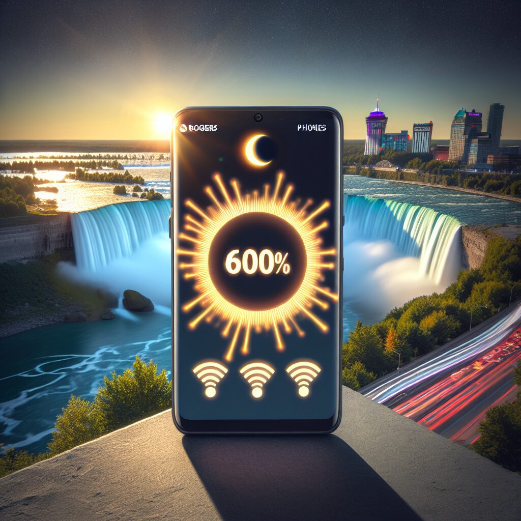 Featured image for Rogers Experiences 600% Surge in Cell Traffic During Niagara Falls Eclipse • Phones Canada Insights
