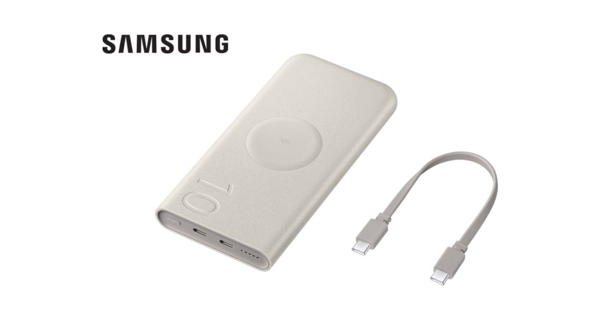 Featured image for Samsung’s 25W Power Bank with 10,000mAh capacity and wireless charging pad now available at retailers
