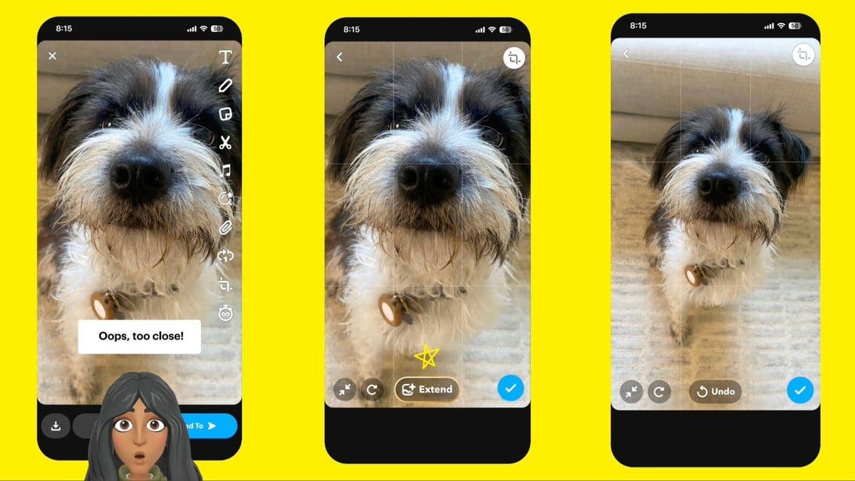 Featured image for Snapchat+ Expands AI Capabilities with Image Zooming and Snap Generation