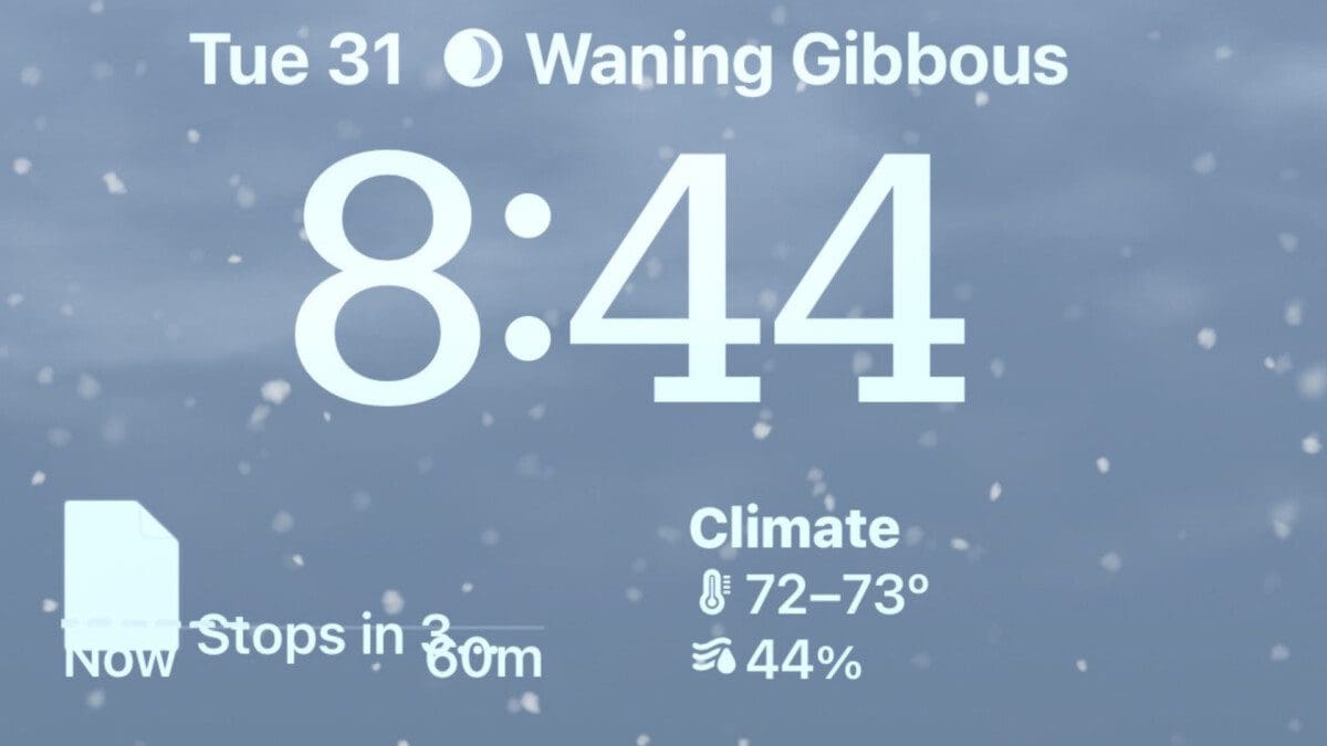 Featured image for Snow Icon Now a File: iPhone Weather Widget Receives Chilly Response