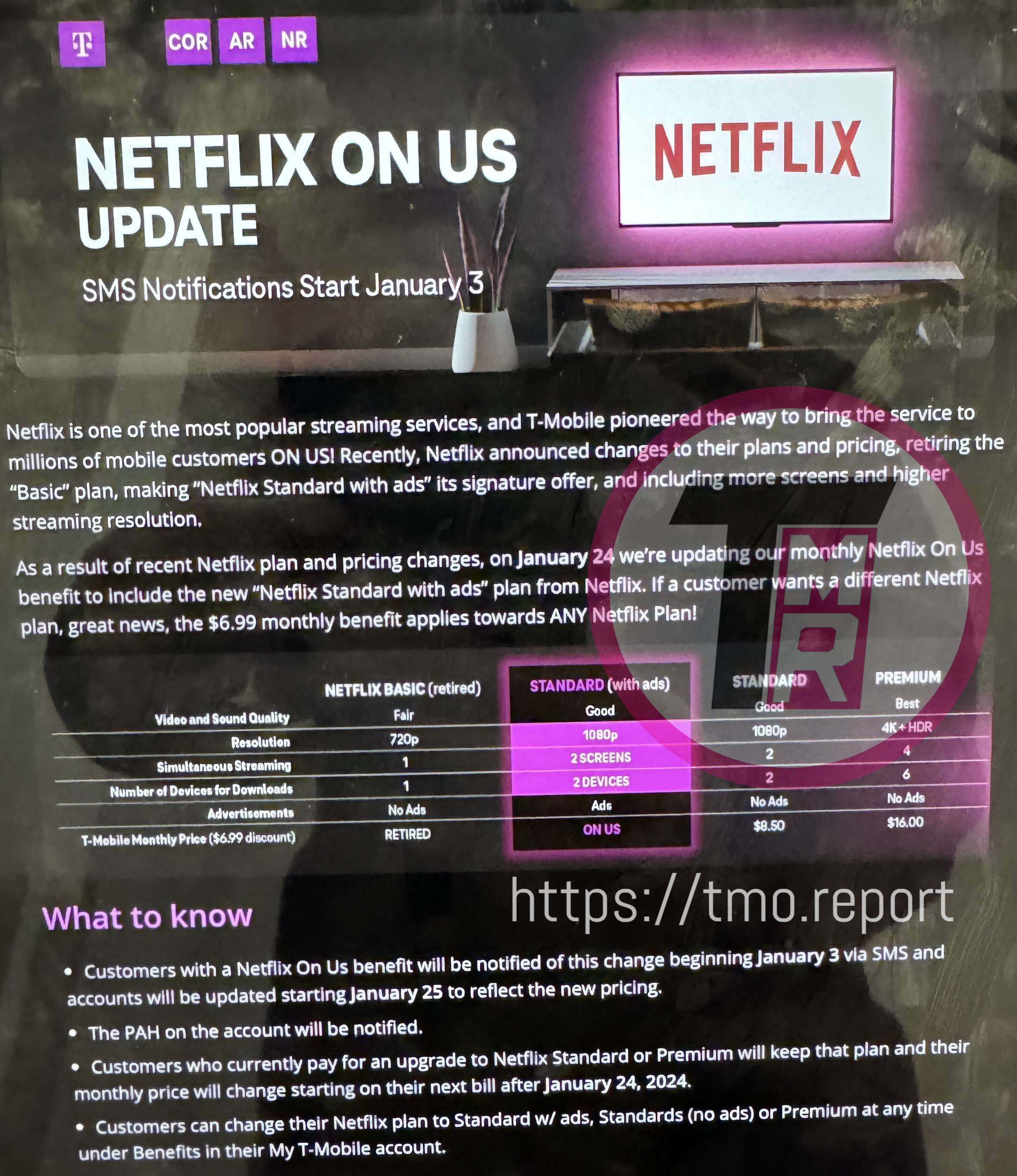 T-Mobile makes changes to its Netflix on Us freebie