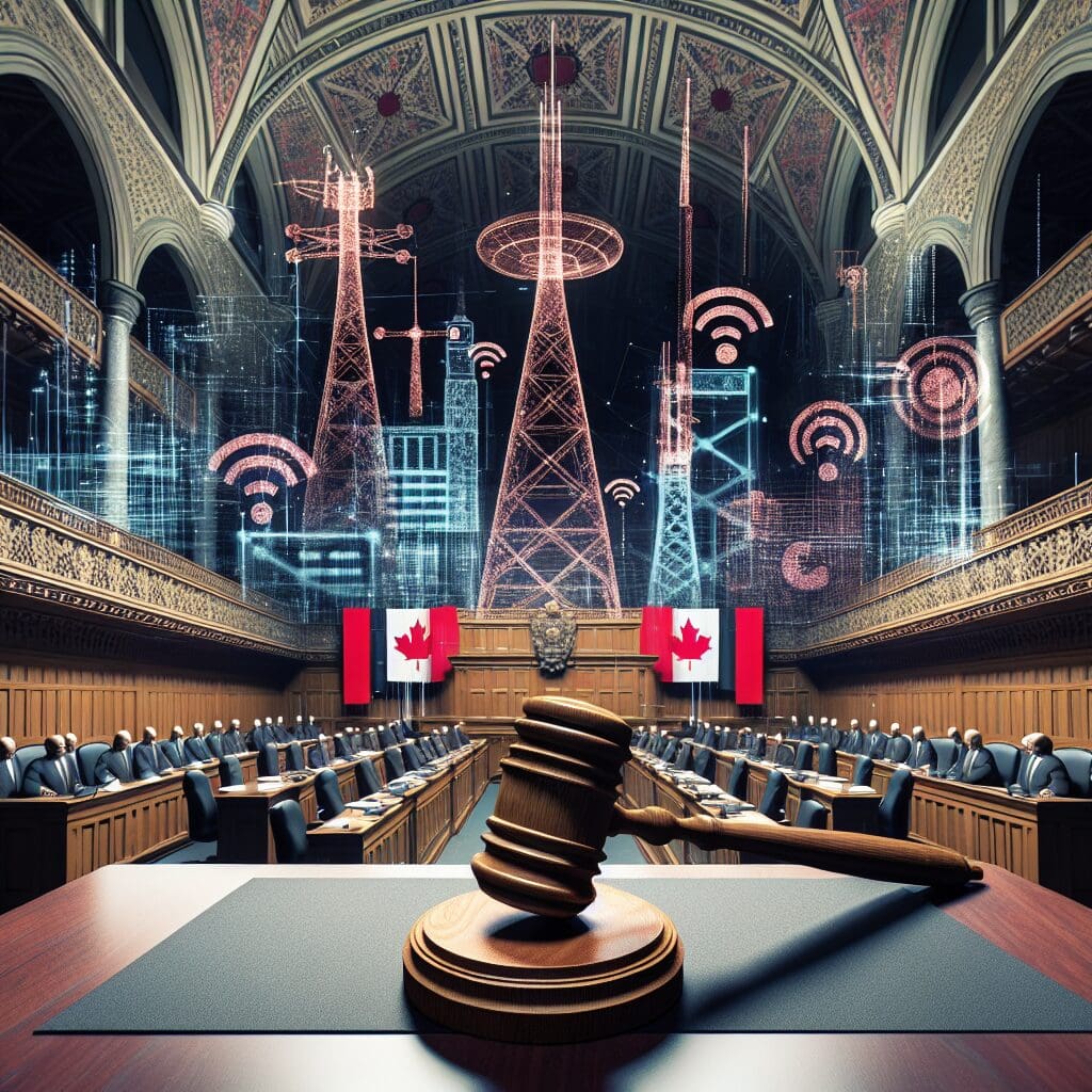 Featured image for Telecom Giants Challenge CRTC in Court Over Streaming Tax • Phones Canada Blog