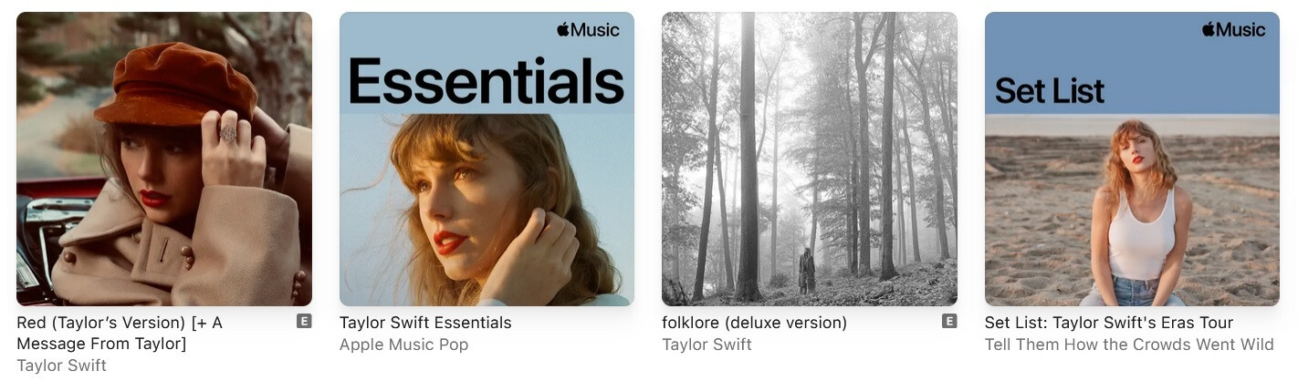 Taylor Swift is the Apple Music Artist of the Year for 2023 - Travis Kelce's girlfriend is named the Apple Music Artist of the Year for 2023