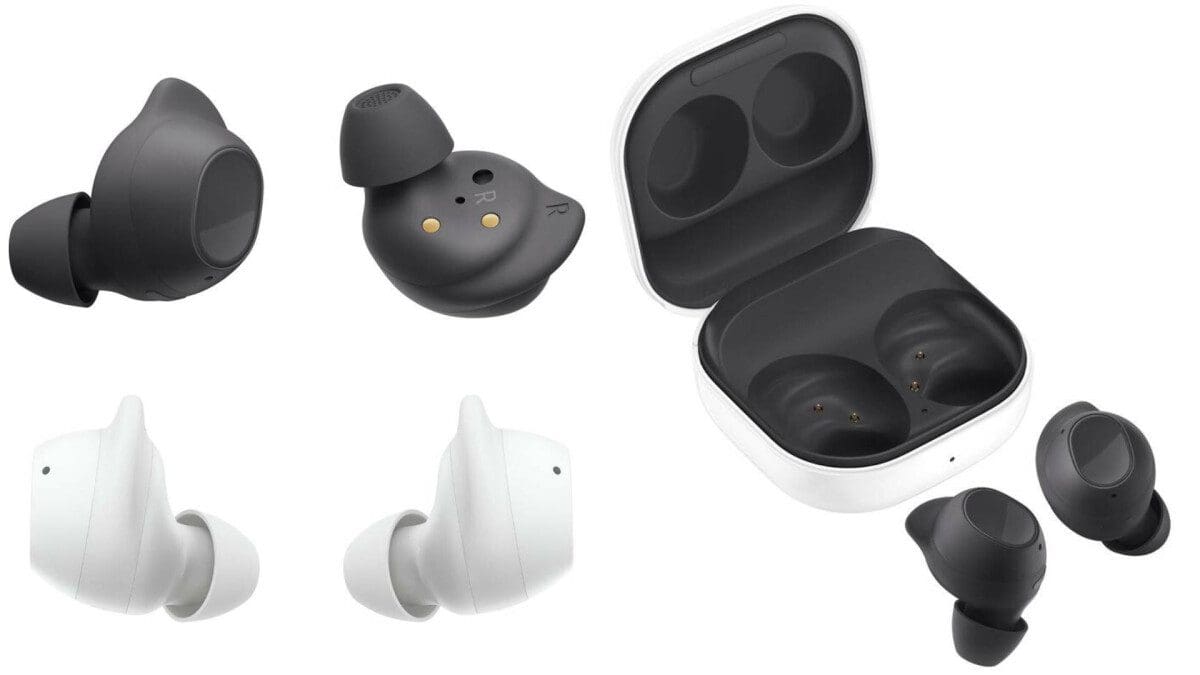 Featured image for Two-color leaks of the Galaxy Buds FE, Samsung’s response to the Pixel Buds A-series