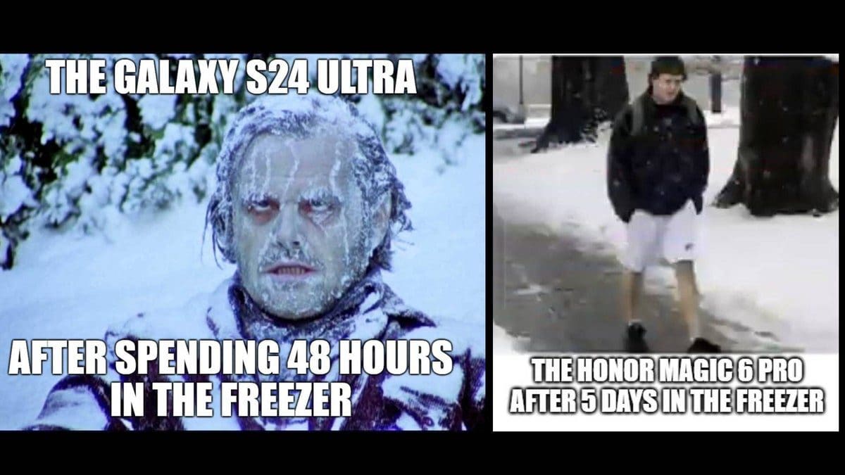 Featured image for Ultimate Arctic Showdown: Honor Triumphs Over Galaxy S24 Ultra in Meme of the Week