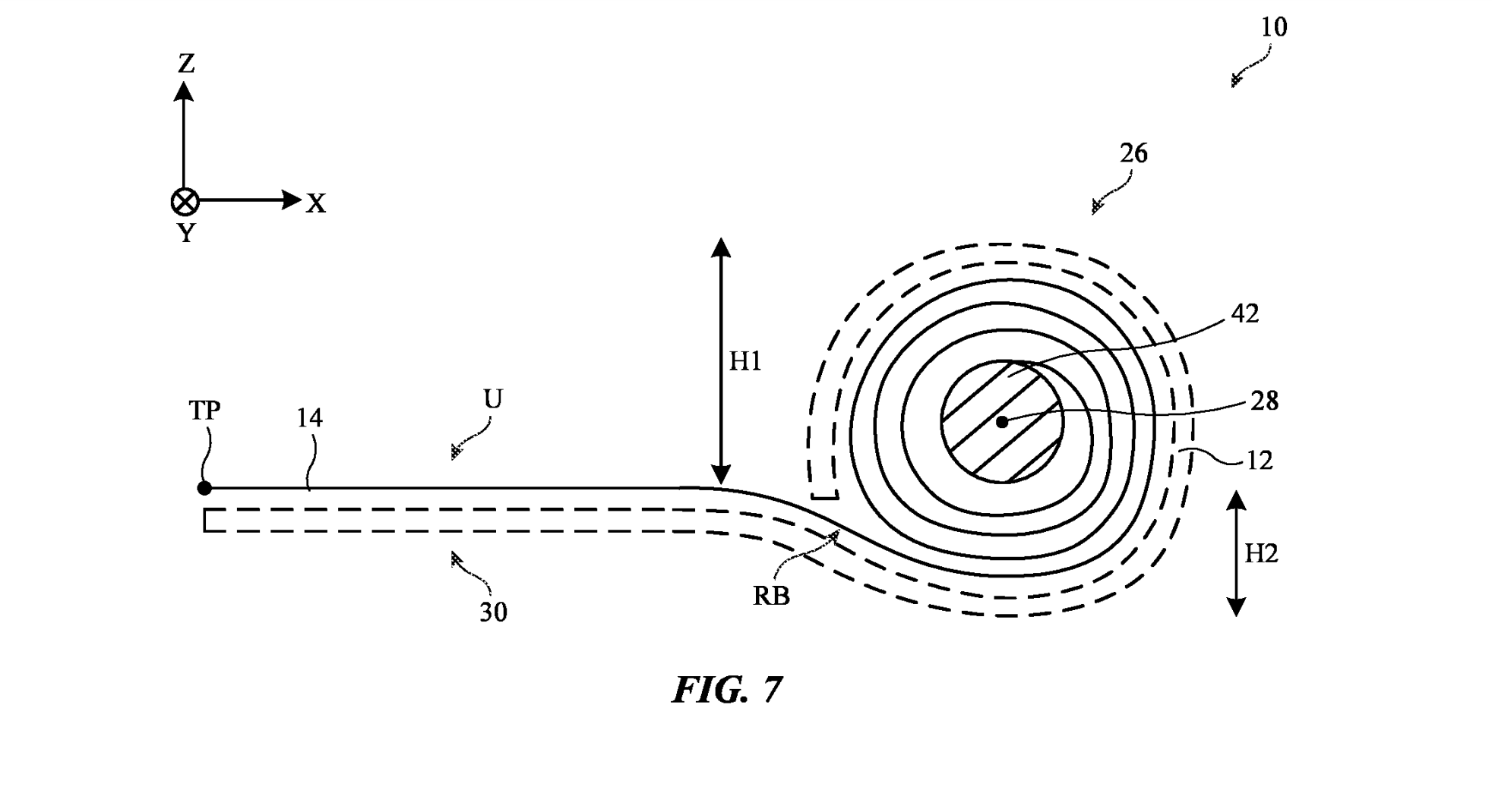 Drawing from Apple's patent for a rollable device (Image Credit–Apple) - Beyond the Fold and Flip galaxy: exploring innovative foldable phone concepts