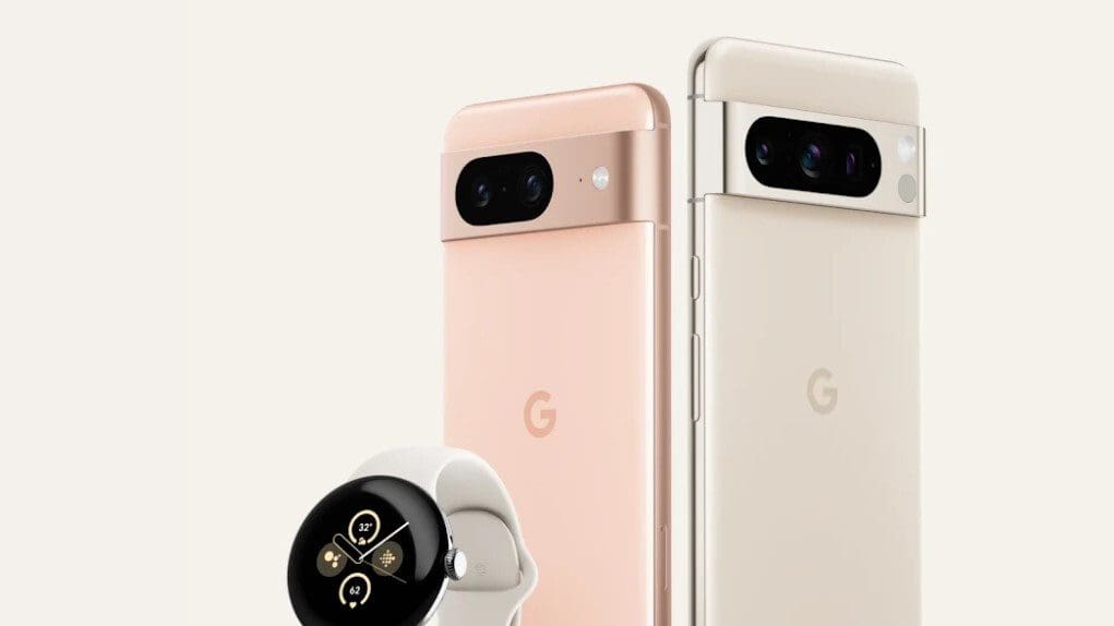 Featured image for What display and storage specifications does the Google Pixel 8 box contain?