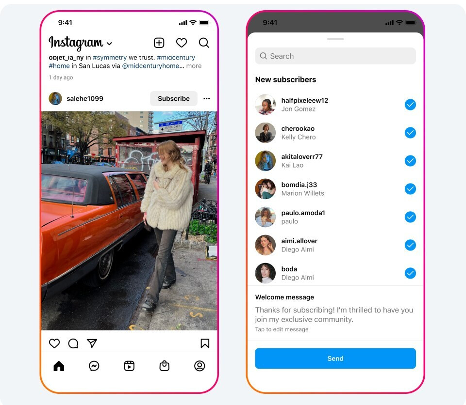 Image Credit–Meta - As Instagram hits 1 million paid subscriptions, Meta rolls out more ways for creators to make money