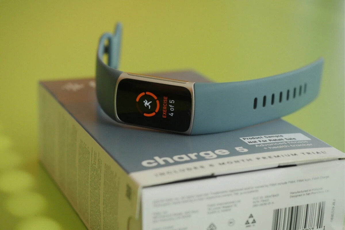The Fitbit Charge 6 (pictured above) clearly looks very similar to the Charge 5 (pictured here). - Everything about Google's Fitbit Charge 6 tracker is now out of the bag
