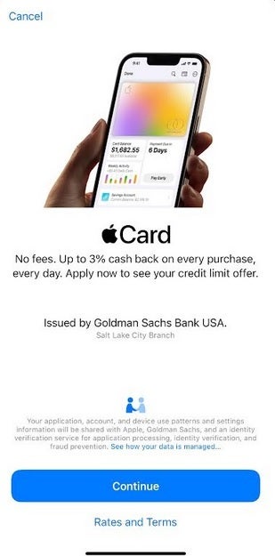 Apply for the Apple Card directly from your iPhone's Wallet app - Apple, Goldman Sachs partnership reportedly coming to an end; new partner sought for the Apple Card