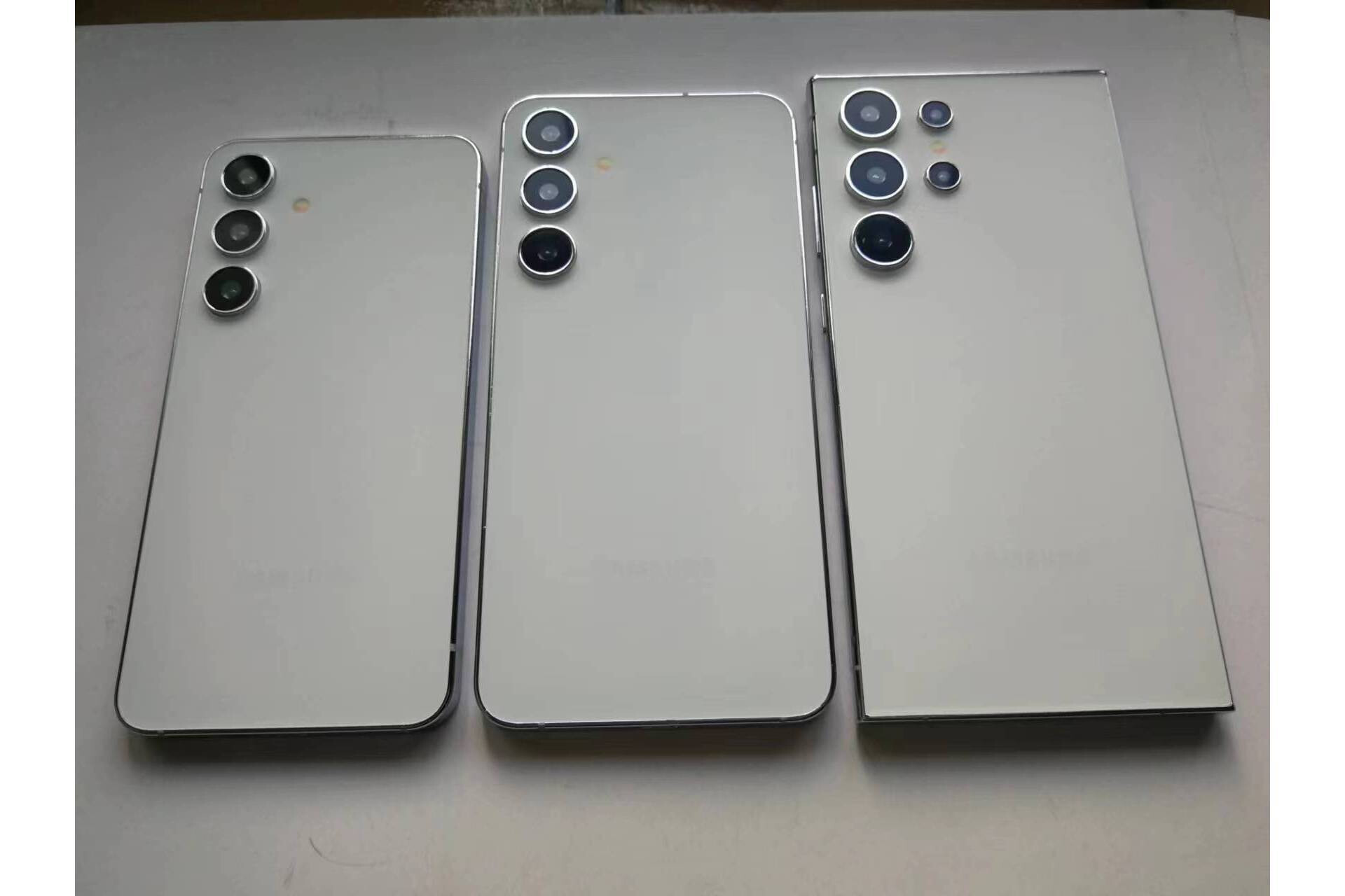 Galaxy S24 family dummies - Leak gives first comprehensive look at Galaxy S24 family by way of dummy models