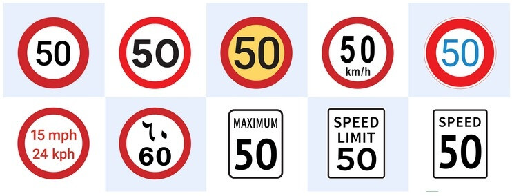 Google uses Street View and third-party imagery along with AI to determine which signs are speed limit signs - How Google Maps helps save you from getting a speeding ticket