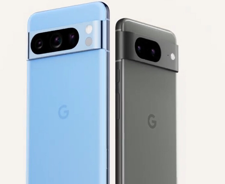The Pixel 8 line from the leaked video - Leaked Google video details camera features for the Pixel 8 line