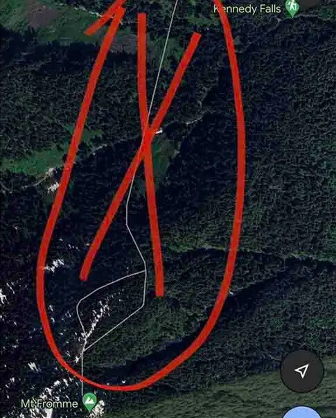 The walking trail seen on Google Maps by the hiker did not exist - Man stranded on cliff following non-existent trail on Google Maps was rescued by helicopter team
